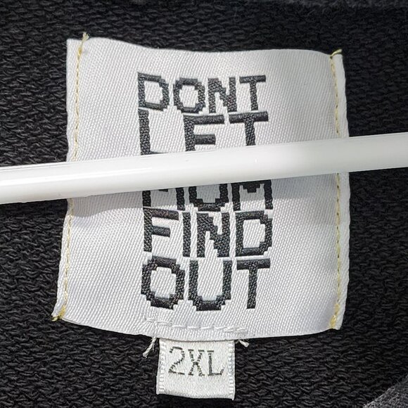 Don't Let Mom Find Out Men's 100% Cotton Graphic Hoodie - 2XL - Picture 3 of 8